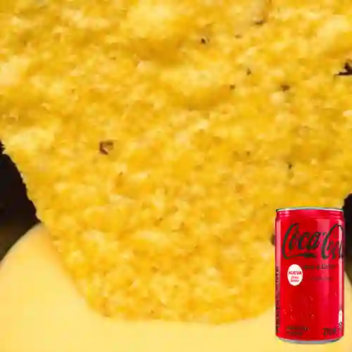 Combo Nacho Queso + Coca Cola Sin Azúcar 235ML