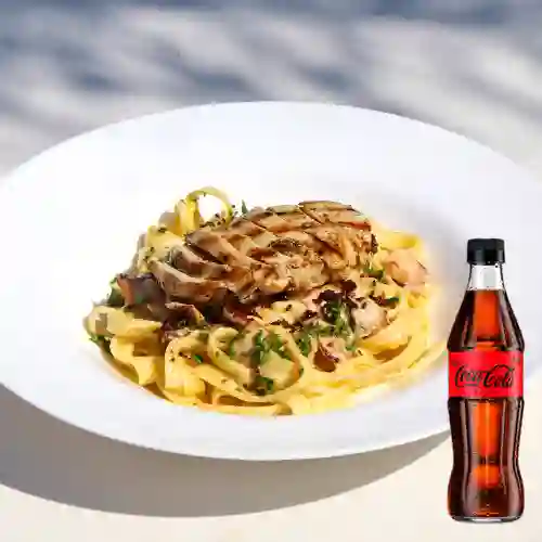 Combo Pasta a la Carbonara + Coca-Cola Zero 300 ml