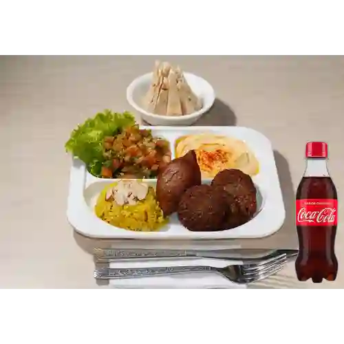 Combo Plato Mixto Árabe + Coca-Cola Sabor Original