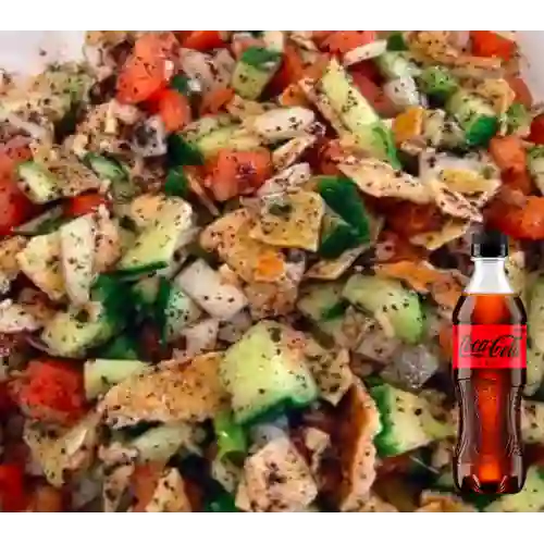Combo Ensalada Fattush + Coca-Cola CERO 400ml