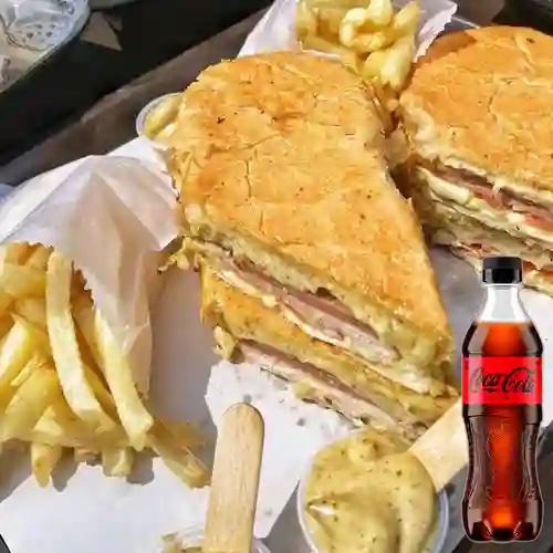 Combo Sándwich Pulled Pork + Coca-Cola CERO 400ml