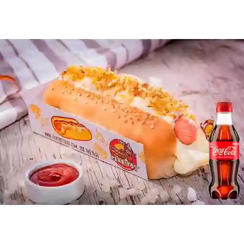 Combo Perro Mediano Especial +Cocacola Orig 250ML