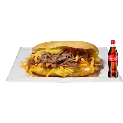 Combo Arepa Pelúa + Coca Cola Original 300ML