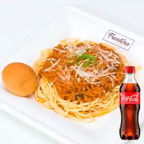 Combo Pasta Bolognesa + Coca Cola Original 400 ml