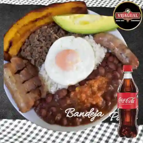 Combo Bandeja Paisa + Coca Cola Original 600ML