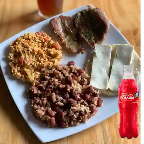 Combo Calentao c/ Carne&Huevo +Kola Román Orig 400ML