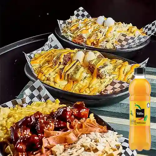 Combo Salchitocineta + Del Valle Frutal Naranja 500 ml