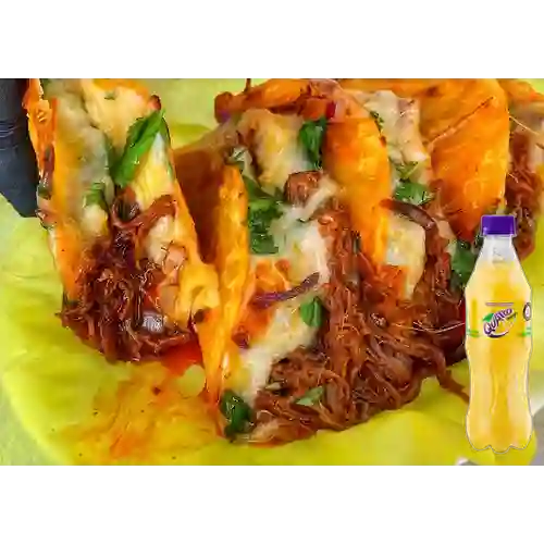 Trio Quesitacos Birria Superpoderosas +Quatro Org 400ml