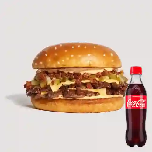 Combo Bacon Cheeseburger +Cocacola Orig 400ml