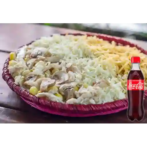 Mazorcada de Pollo&Champiñón +Cocacola Org 400ml