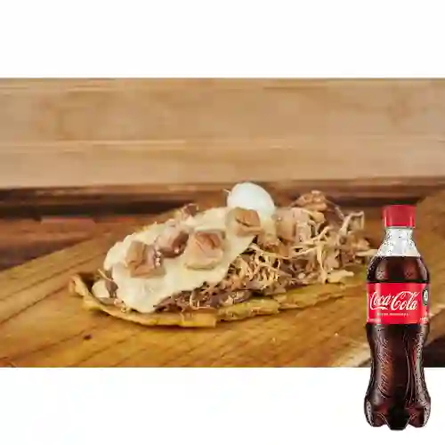 Combo Patacon con Todo + Coca Cola Original 400 ml