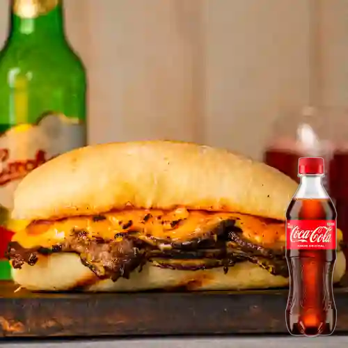 Combo Sándwich Roast Beef + Coca Cola Original 400 ml