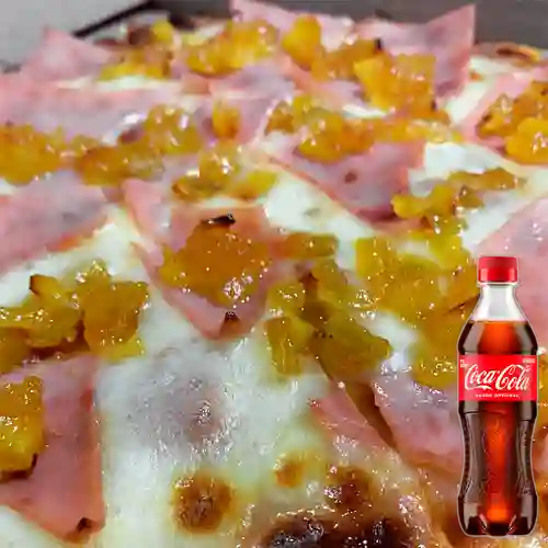 Combo Pizza Hawaiana + Coca-Cola