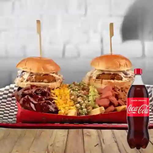 Combo Salchi Familiar + Coca-Cola Sabor Original 1.5 l