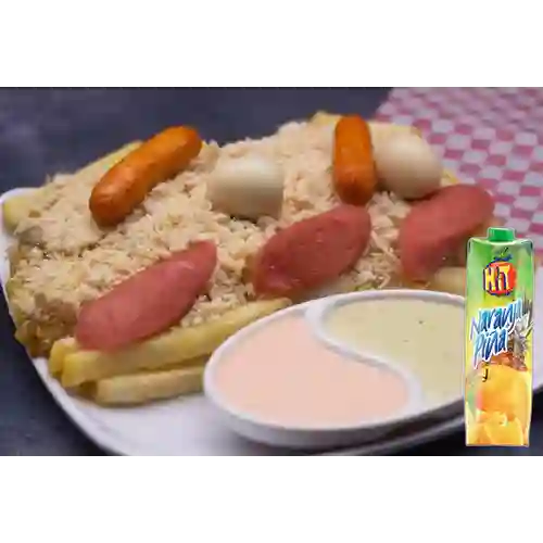 Combo Jumbopollo + Hit Naranja Piña 1 L