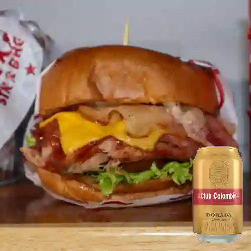 Combo Pulled Pork + Club col. Dorada Lta 330ml