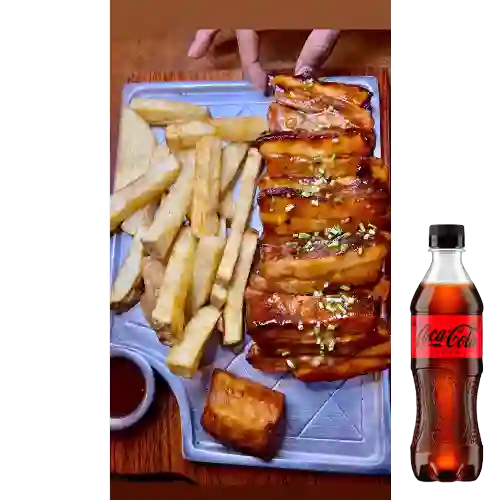 Combo Costillas Jack Daniel's + Coca-Cola ZERO 400ml