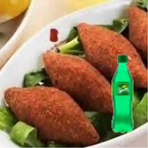 Combo Kibbe Frito + Sprite Lima Limón 500 ml
