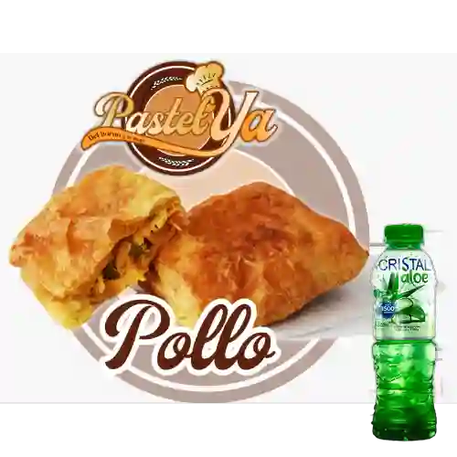 Combo Pastel de Pollo c/ Verduras +Cristal Aloe 330 ml