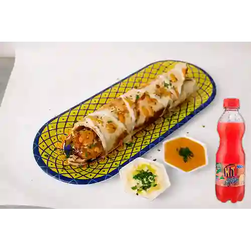 Shawarmon The King Pollo&Carne +Hit Frutas Tropicales 500ml