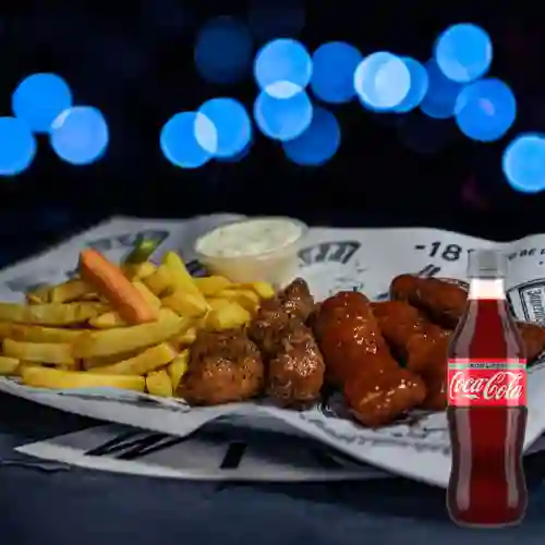 Combo Chicken Fingers + Coca-Cola Sabor Ligero 250 ml