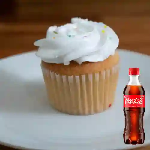 Combo Cup Cake + Coca Cola Original 400 ml