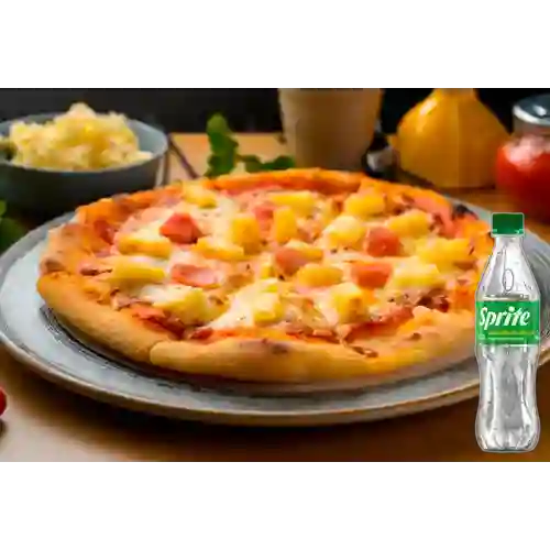 Combo Pizza Hawaiana + Sprite Original 400ml