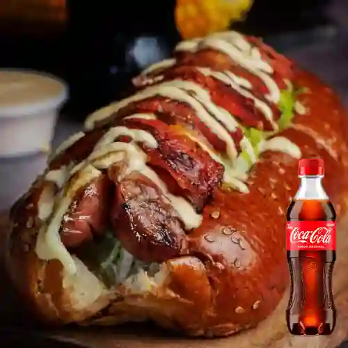 Combo Perro Caliente Italo Suizo +Cocacola Orig 400ml