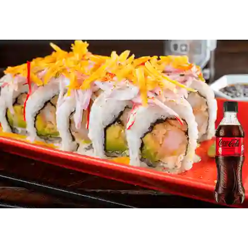 Combo Ceviche Roll + Coca Cola Sin Azúcar 400 ml