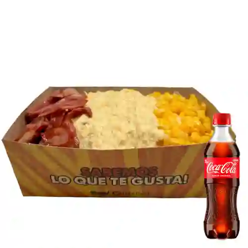 Combo Salchipollo + Coca Cola Original 400 ml