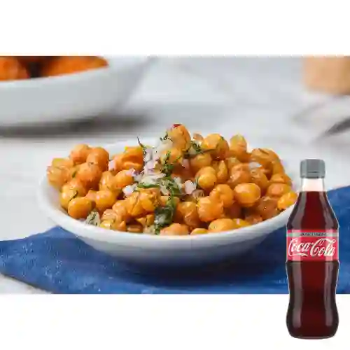 Combo Garbanzos Fritos + Coca-Cola Sabor Ligero 300 ml