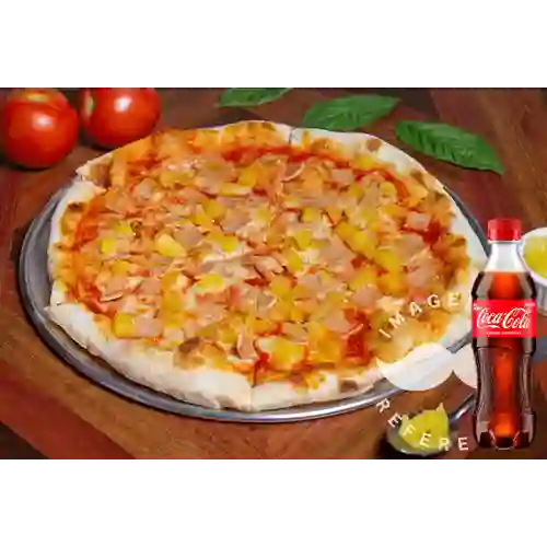 Combo Pizza Hawaiana Personal +Cocacola Orig 400ml