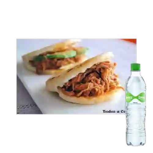 Combo Arepa Rellena + Brisa con Gas 600ML
