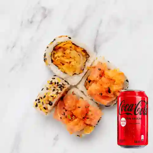 Combo Spicy Tuna Roll + Coca Cola Sin Azúcar 330ML