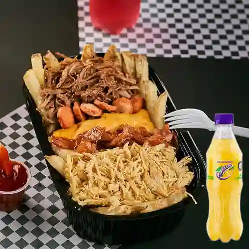 Combo Papas Mixtas + Quatro Original 400ML
