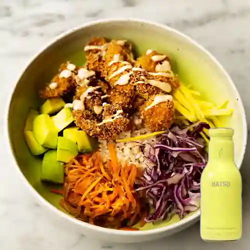Combo Bowl de Pollo Crispy + Hatsu Amarillo 400 ml
