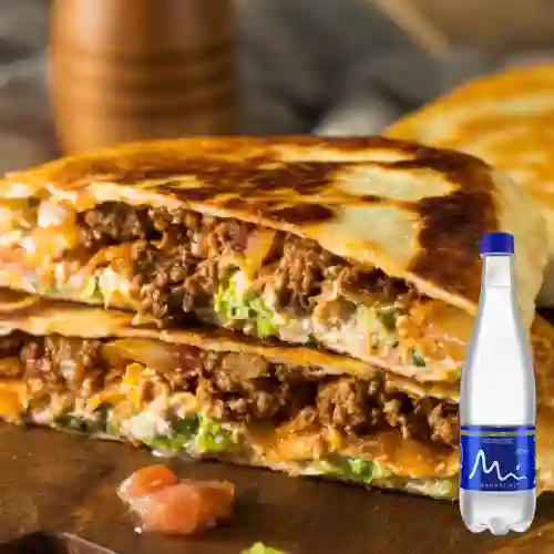 Combo Burguedilla Chiltepín + Manantial Sin Gas 600 ml