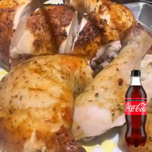 Combo X4 Piezas de Pollo Sentado +Cocacola S/az 400ml