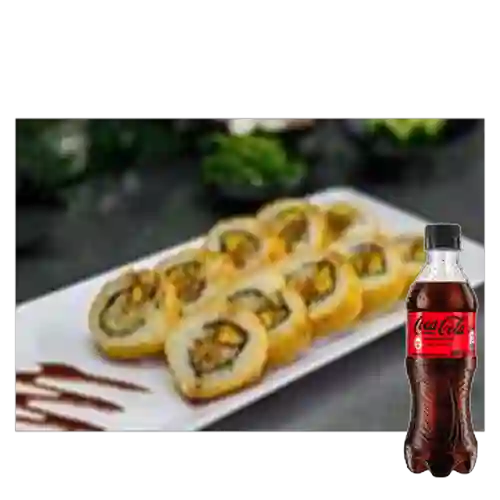 Combo Salmón Crispy + Coca Cola Sin Azúcar 400 ml