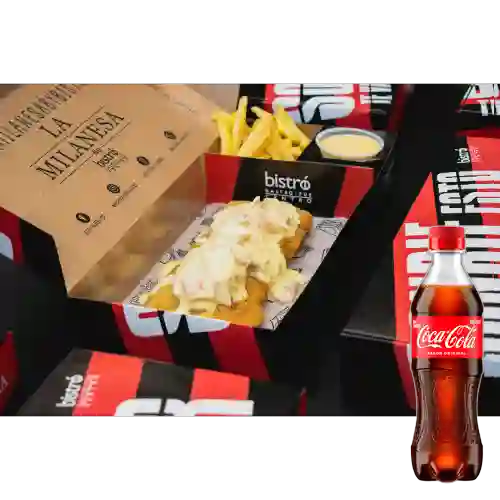 Combo Milanesa - Salsa Tocineta +Cocacola Orig 400ml