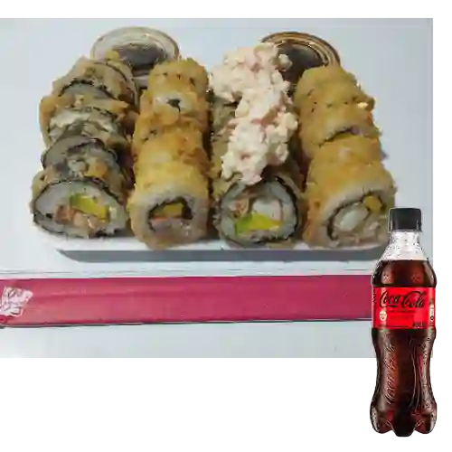 Combo Promo Mix 4 Sabores Tempura +Cocacola S/az 400ml