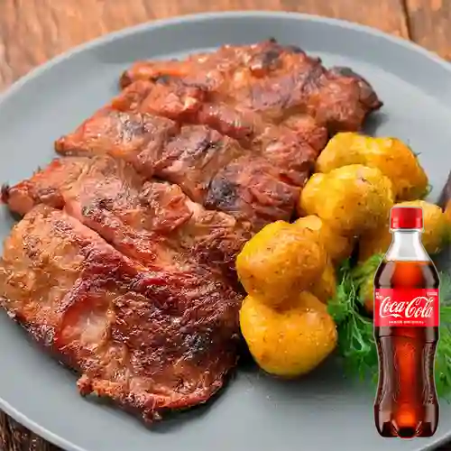 Combo Rack de Costilla + Coca Cola Original 400 ml