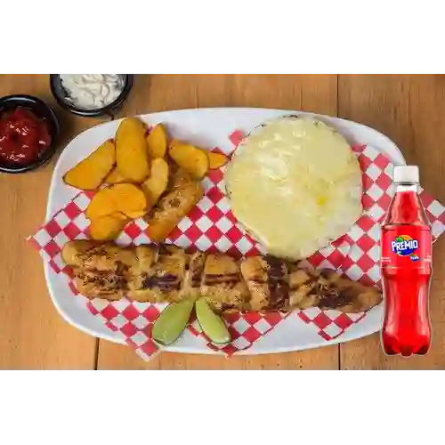 Combo Chuzo de Pollo + Premio 400 ml