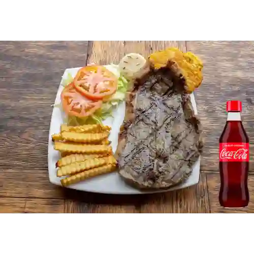 Combo Punta de Anca de Búfalo +Cocacola Orig 350ml