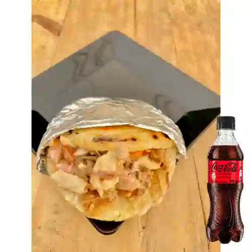 Combo Mr Arepazo + Coca Cola Sin Azúcar 400 ml