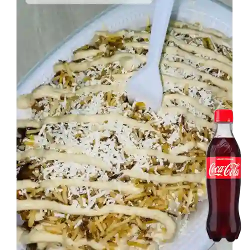 Combo Chuzo Desgranado de Pollo + Cocacola Orig 400 ml