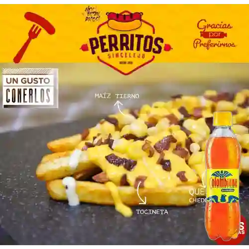Combo Papas a la Americana + Colombiana 400 ml