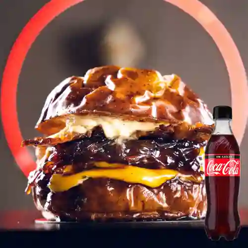 Combo Black Tiger Burger Master2022 + Cocacola S/az 500ml