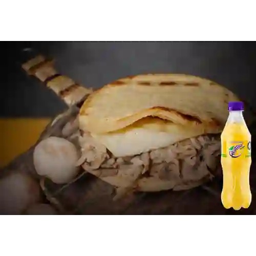 Combo Arepa Champi Pollo + Quatro Original 400ML