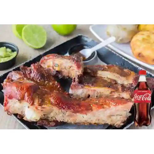 Combo Costilla + Gaseosa Coca-Cola